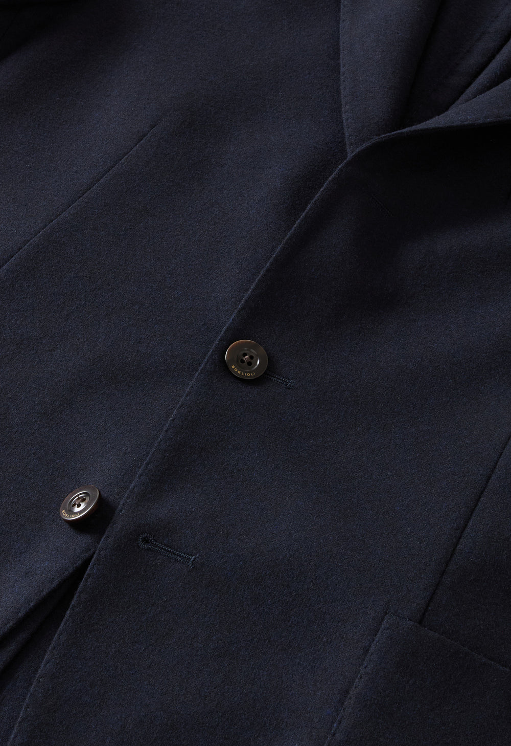 K-Jacket in flanella blu