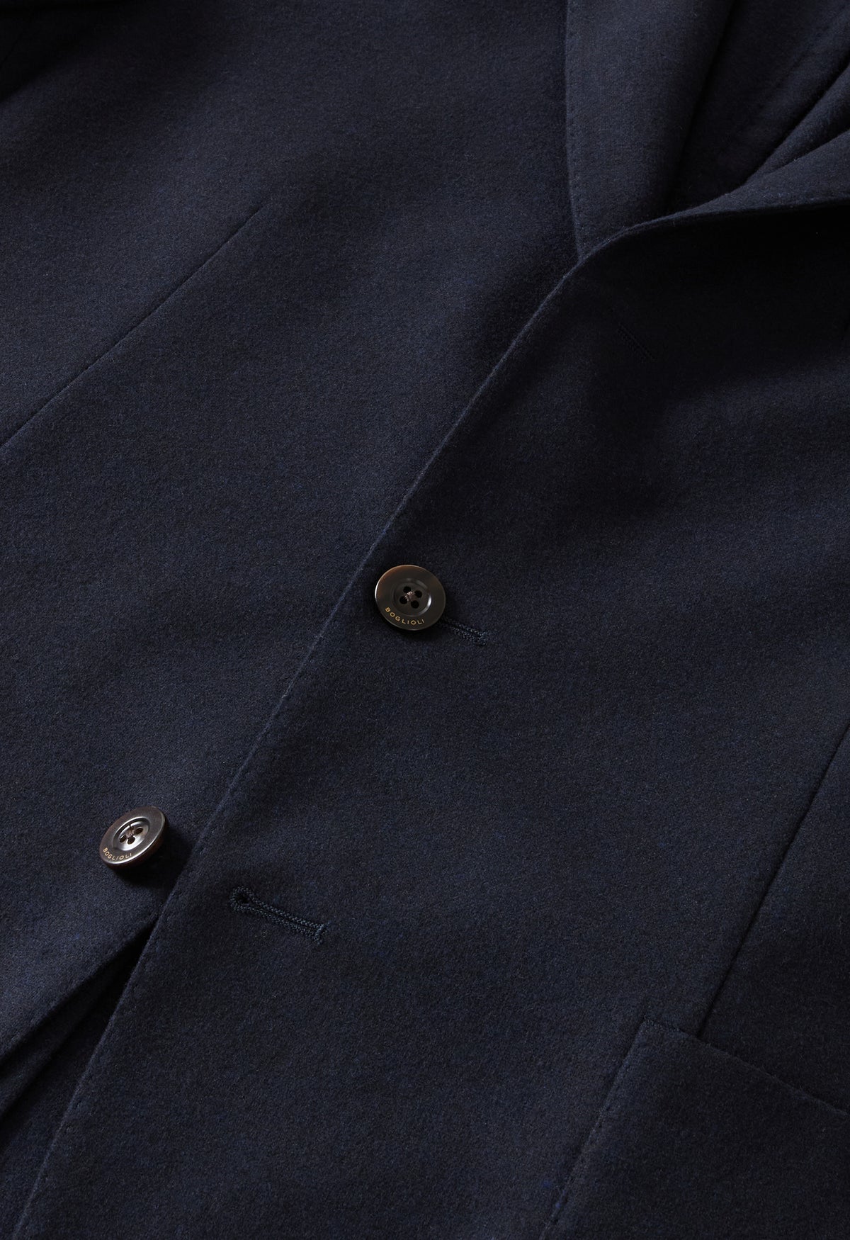 K-Jacket in flanella blu