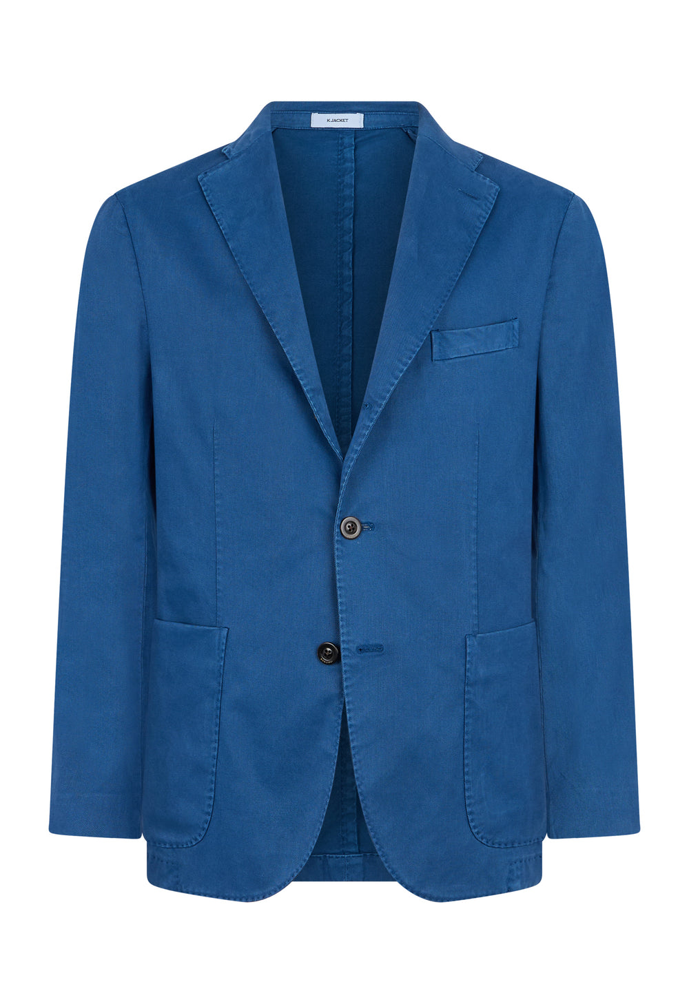 Blue Garment Dyed Cotton Tencel K-Jacket