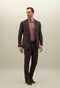 Brown Garment Dyed Linen K-Suit