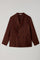Cinnamon Hopsack Wool double-breasted K-Jacket