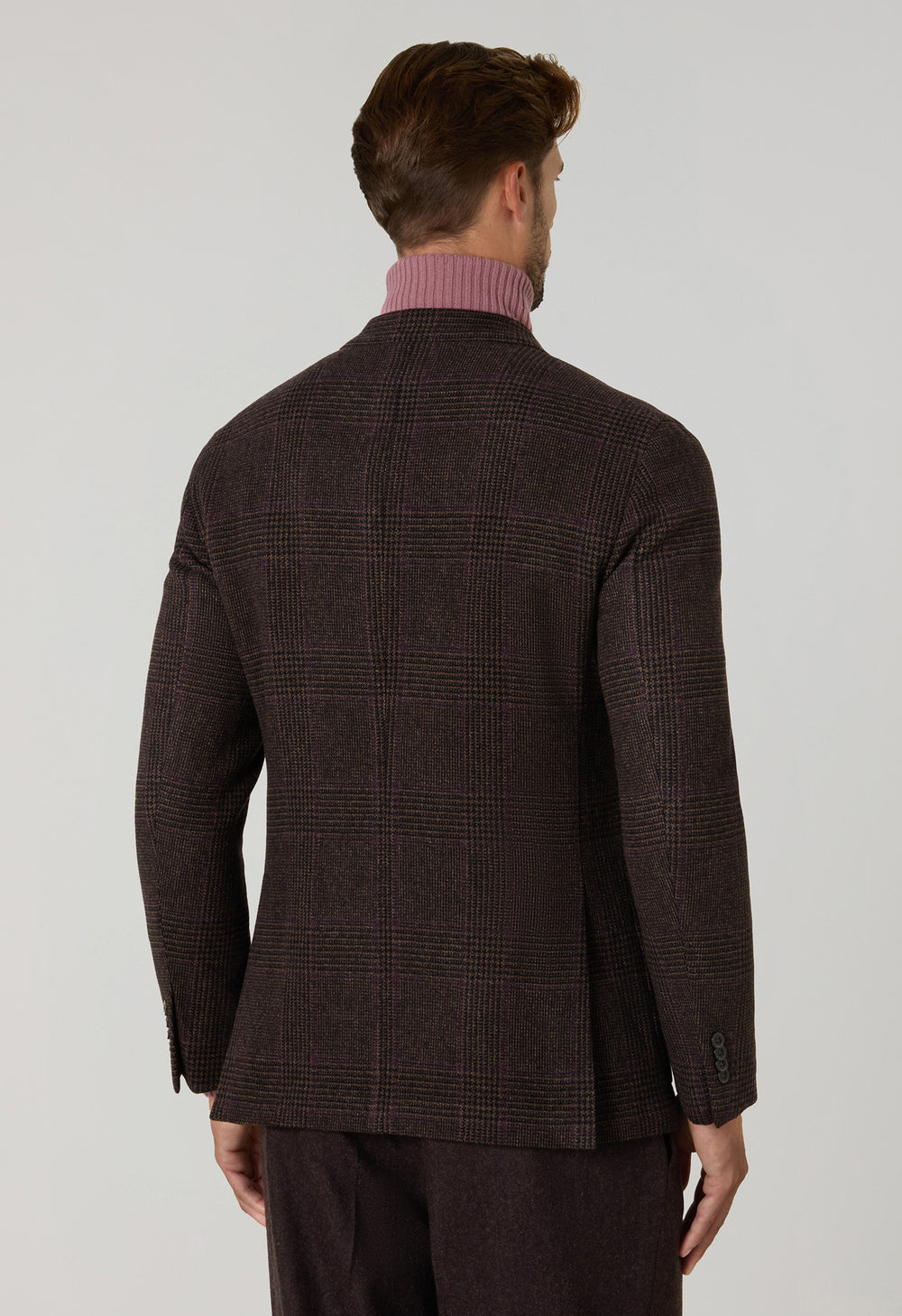Brown Virgin wool and cashmere K-Jacket
