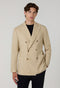 Camel Flannel double-breasted K-Jacket