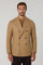 Camel Flannel double-breasted K-Jacket