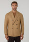 Camel Flannel double-breasted K-Jacket