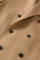 Camel Flannel double-breasted K-Jacket