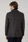 K-Jacket doppiopetto in lana e cashmere pied-de-poule marrone