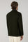 K-Jacket doppiopetto in flanella lavata verde scuro