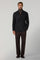 Dark Grey Washed Flannel double-breasted K-Jacket