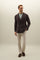 Brown High Performance Crêpe Wool double-breasted K-Jacket