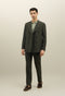 Abito K-Jacket in lana e seta luxury verde