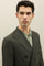 Abito K-Jacket in lana e seta luxury verde