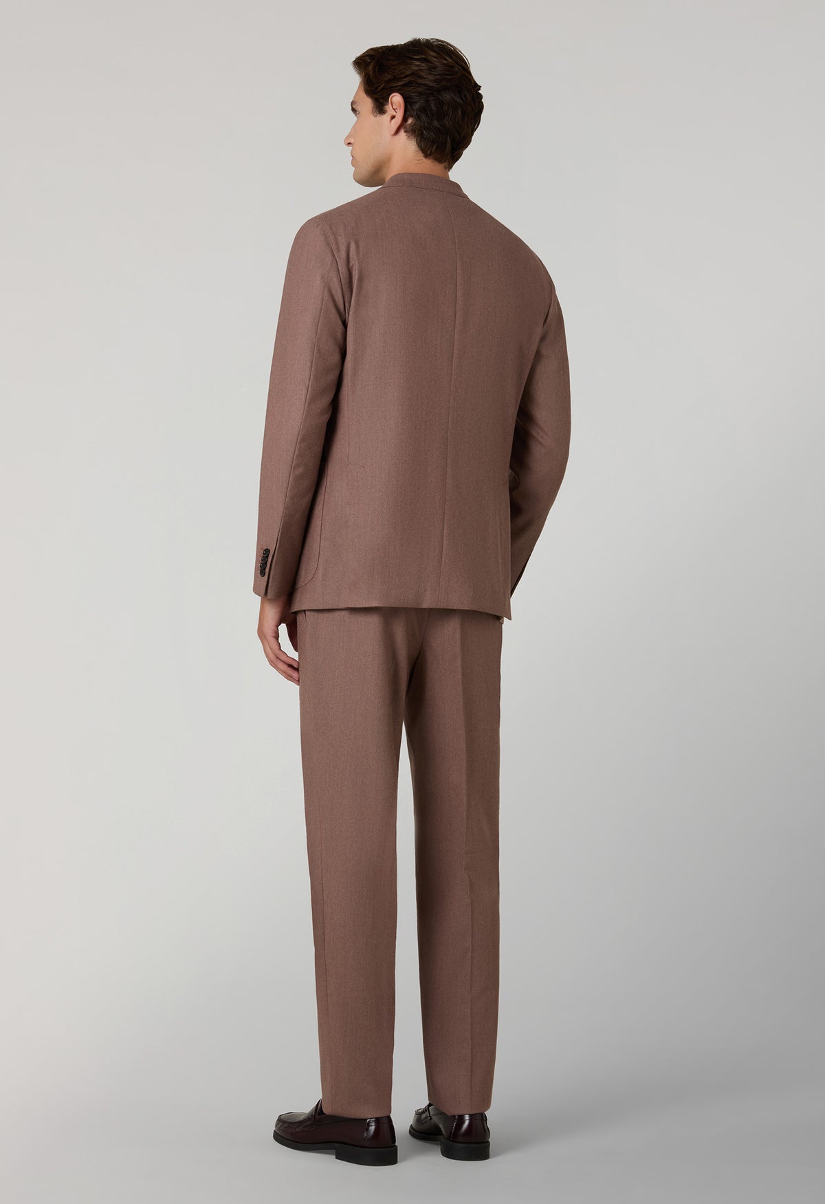Abito K-Jacket doppiopetto in flanella superlight malva