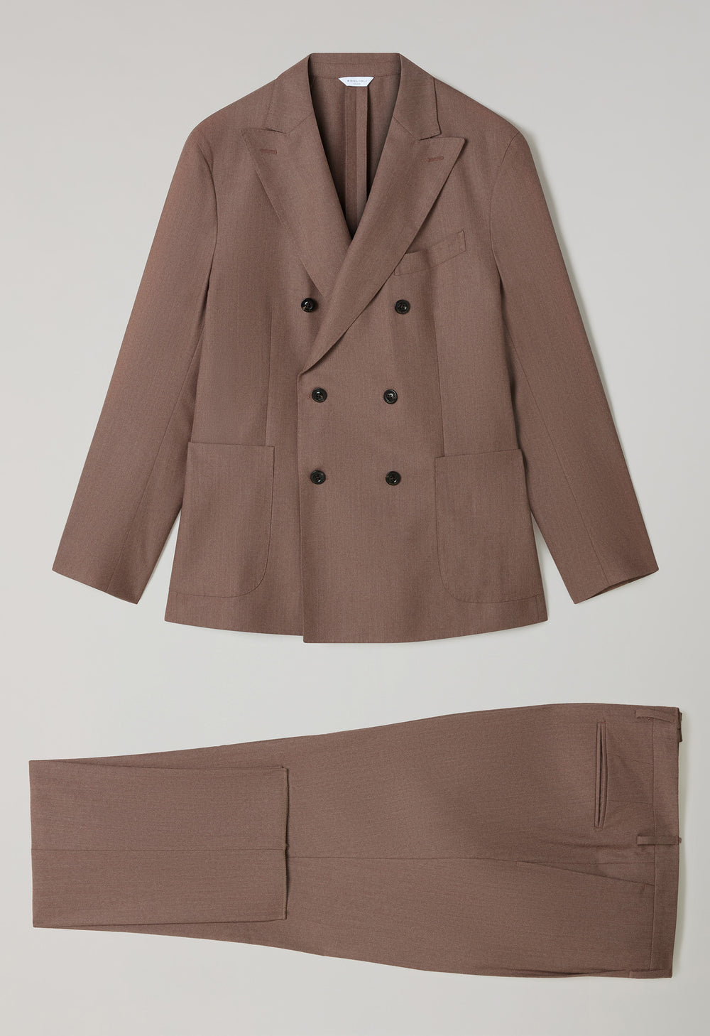 Abito K-Jacket doppiopetto in flanella superlight malva