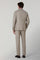 Beige 14-Micron Herringbone double-breasted K-Suit