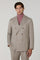 Beige 14-Micron Herringbone double-breasted K-Suit