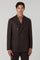 Brown Washed Flannel double-breasted K-Suit