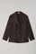 Brown Washed Flannel double-breasted K-Suit