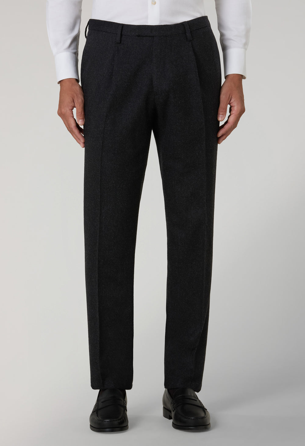 Dark Green Washed Flannel double-breasted K-Suit