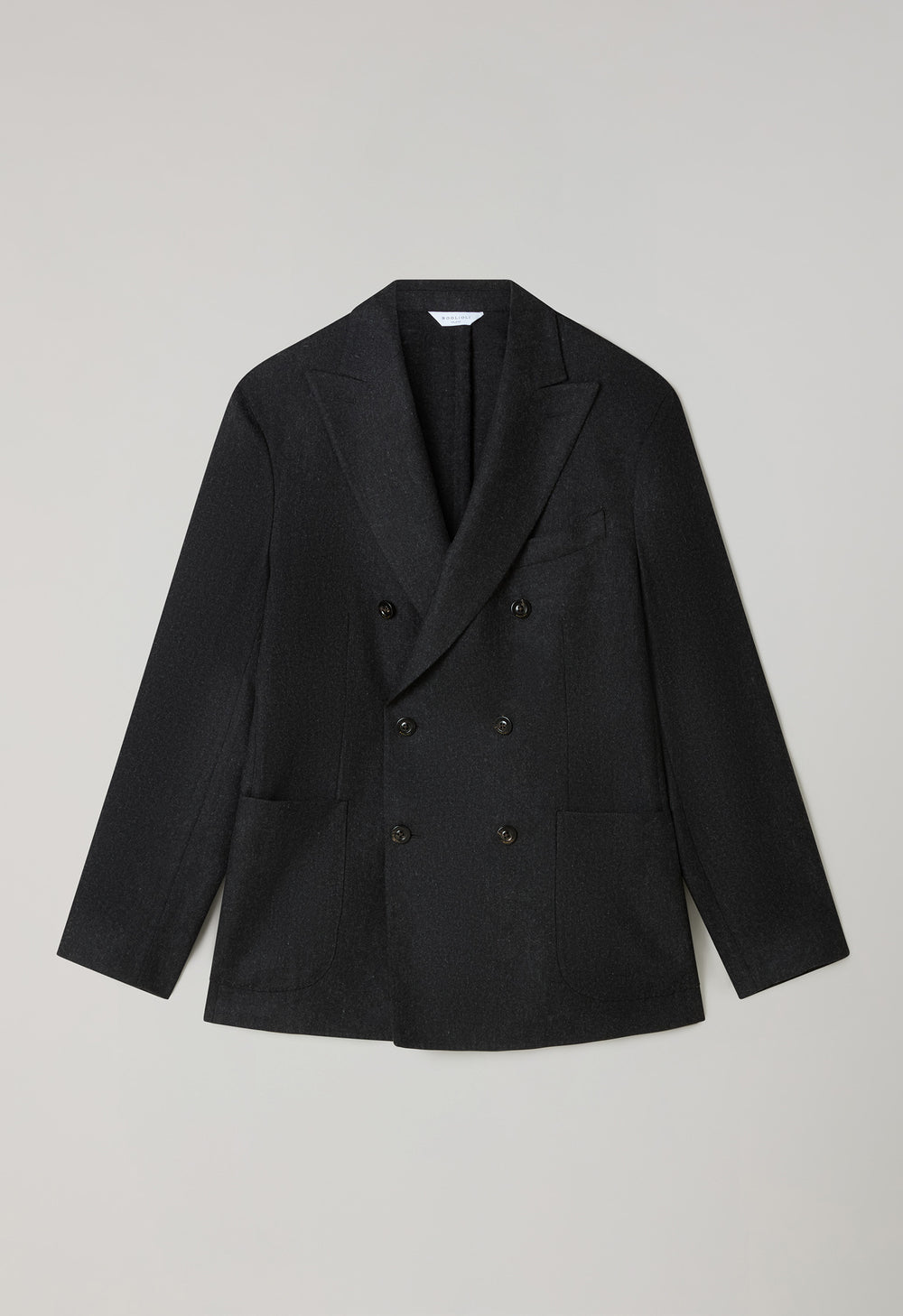 Dark Green Washed Flannel double-breasted K-Suit
