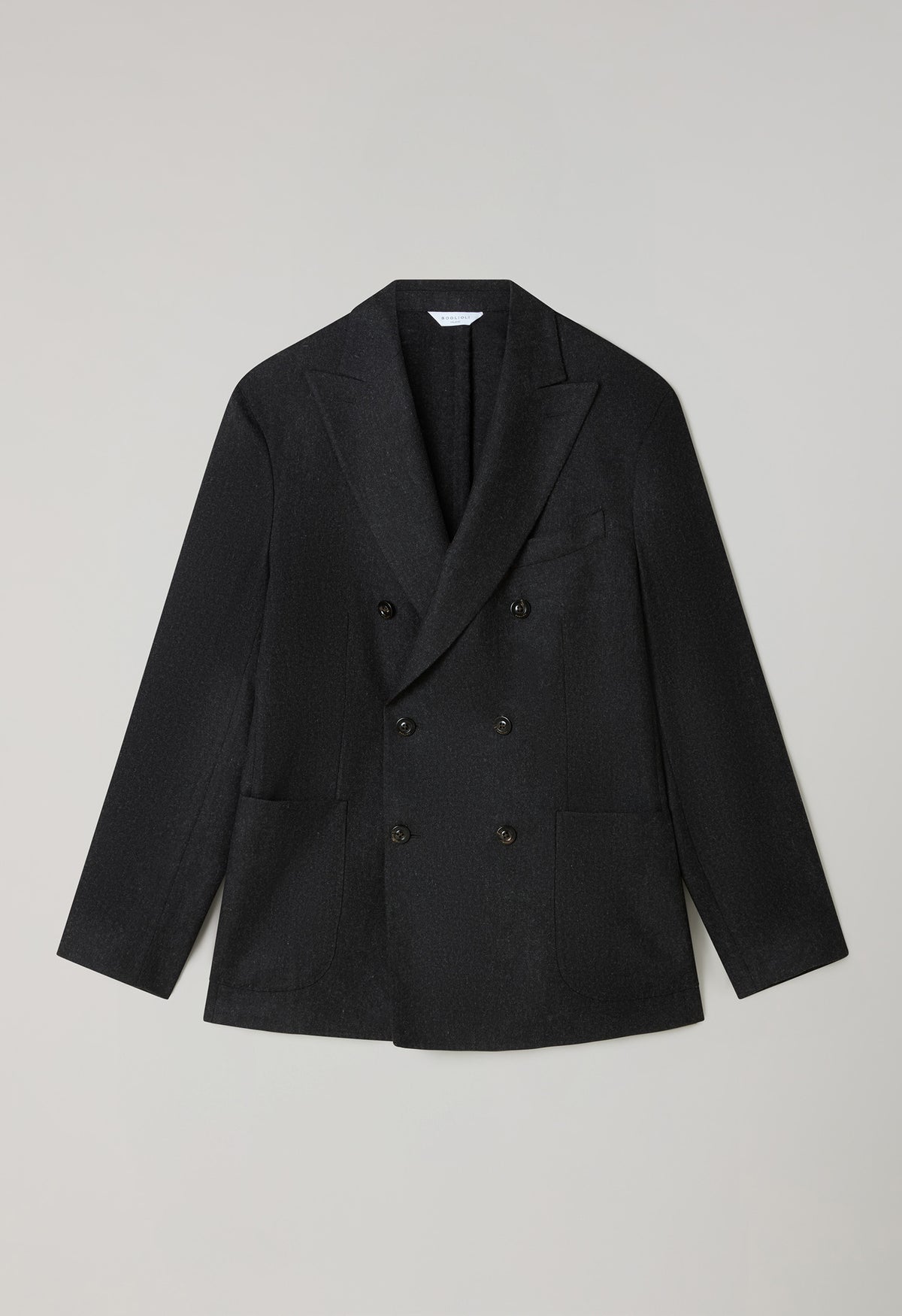 Dark Green Washed Flannel double-breasted K-Suit