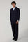 Abito K-Jacket in lana leggera a nido d'ape blu