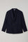 Abito K-Jacket in lana leggera a nido d'ape blu
