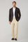 K-Jacket in lana leggera a nido d'ape marrone