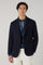 Blue Light Wool Honeycomb K-Jacket