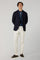 Blue Light Wool Honeycomb K-Jacket