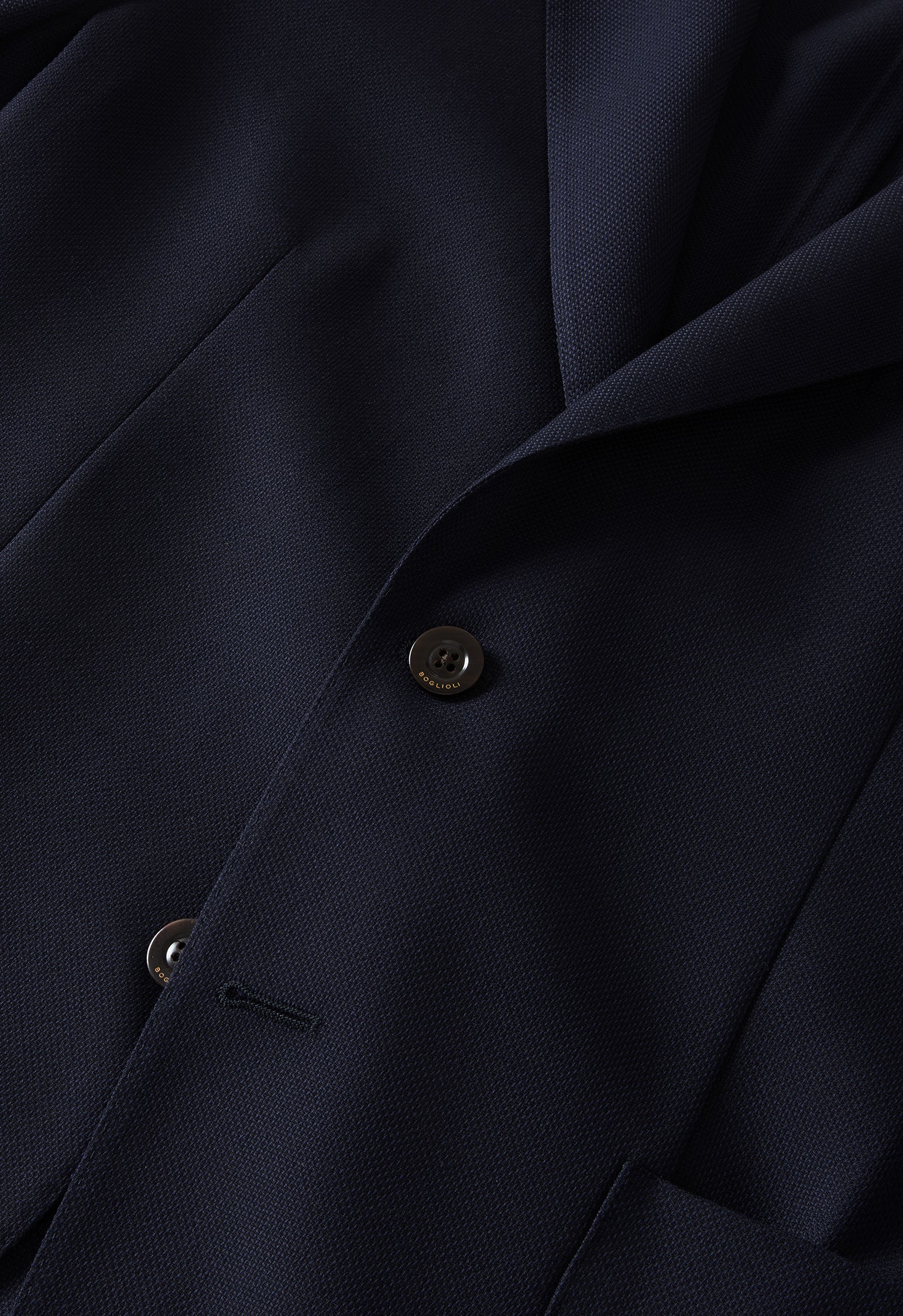 Blue Light Wool Honeycomb K-Jacket
