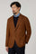 Cinnamon Garment Dyed Wool K-Jacket 