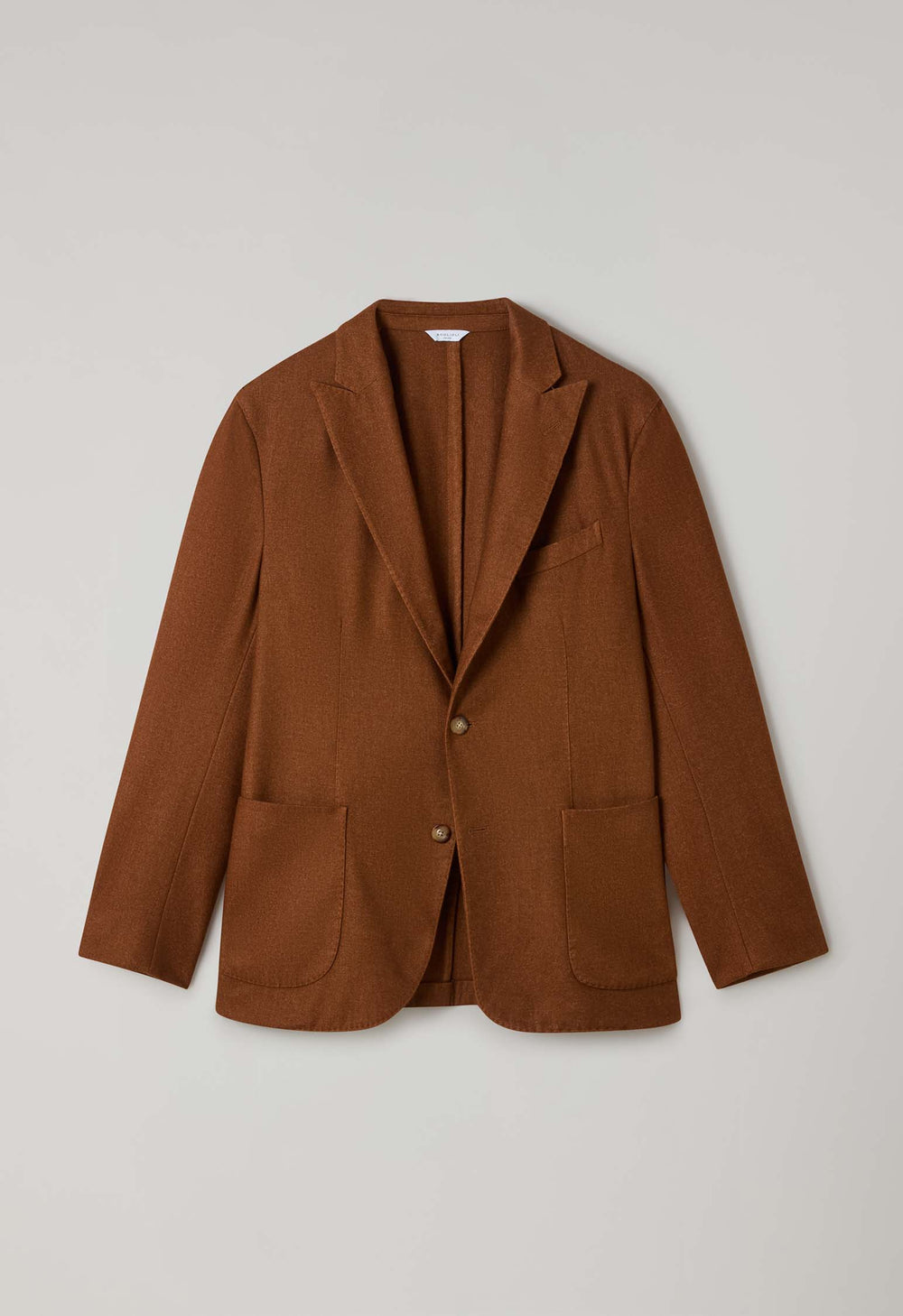 Cinnamon Garment Dyed Wool K-Jacket 
