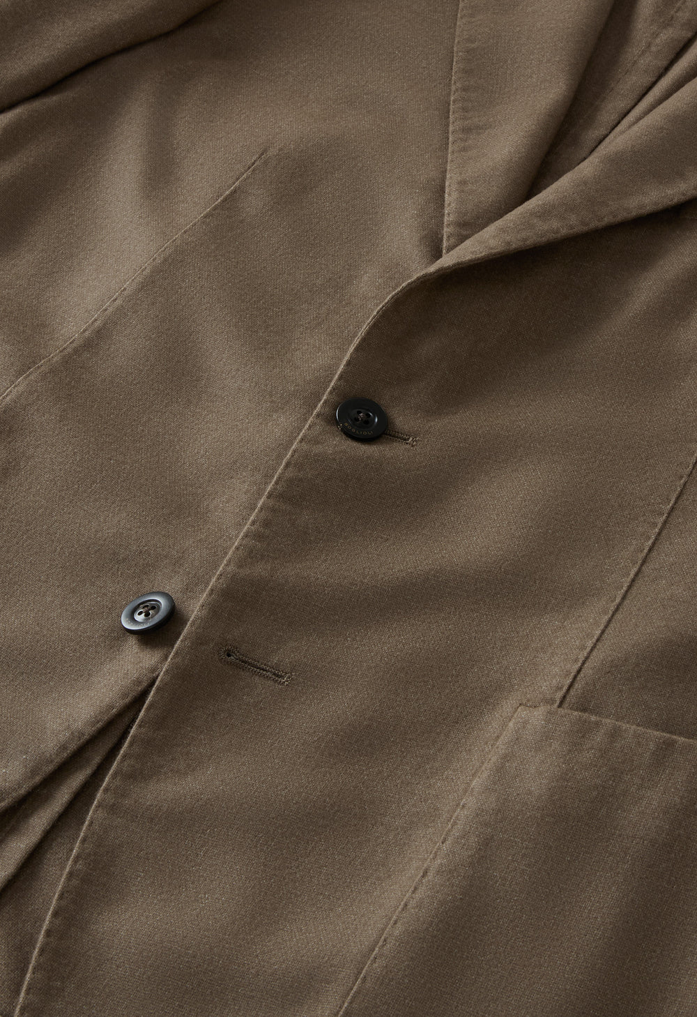 K-Jacket  in lana tinta in capo marrone