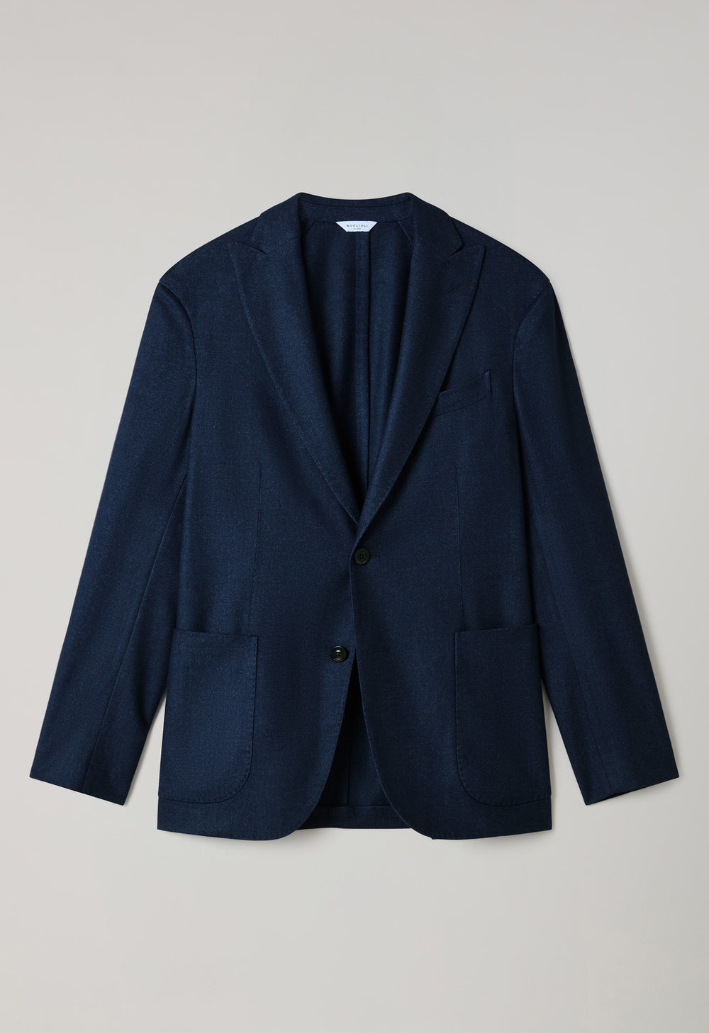 Blue Garment Dyed Wool K-Jacket 