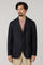 Dark Grey Garment Dyed Wool K-Jacket 