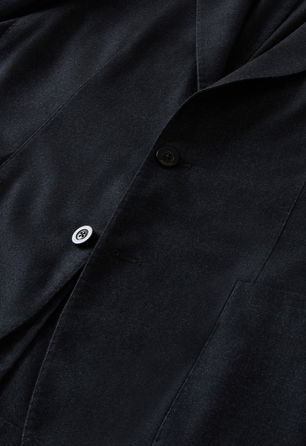 Dark Grey Garment Dyed Wool K-Jacket 