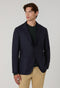 Dark Blue Garment Dyed High Performance Wool K-Jacket