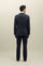 K-Jacket in lana tinta in capo a nido d'ape blue