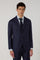 Abito K-Jacket in lana 14-Micron e seta blu
