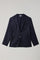 Abito K-Jacket in lana 14-Micron e seta blu