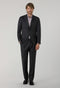 Abito K-Jacket in lana 14-Micron e seta blu