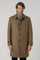 Beige Wool Felt Duster coat