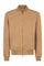 Dark Beige Linen Tencel Satin Bomber