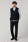 Blue Washed Flannel Padded Gilet