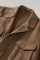 Brown Garment Dyed Wool Field Jacket