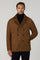 Brown Shearling Peacoat