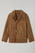Brown Shearling Peacoat