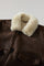 Brown Shearling Sahariana