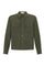 Green Garment Dyed Linen Biker Jacket